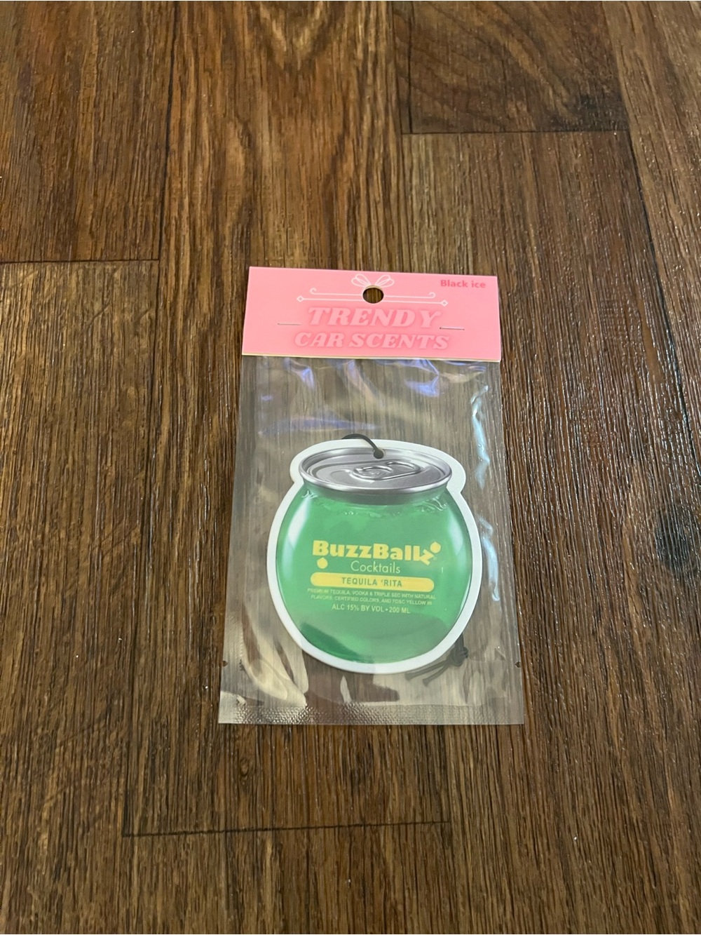 💚✨ BuzzBallz Tequila ’Rita Car Air Freshener – Black Ice